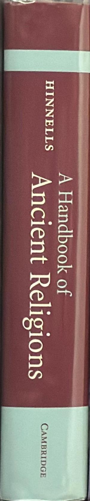 A handbook of ancient religions spine