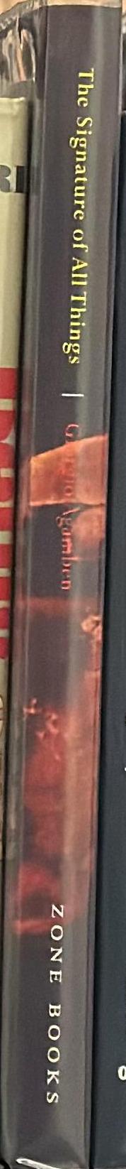 The signature of all things : on method spine