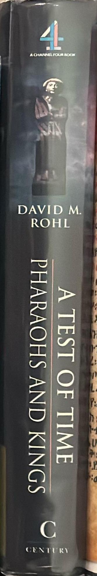 A test of time : volume 1 : the Bible from myth to history / by David M. Rohl spine
