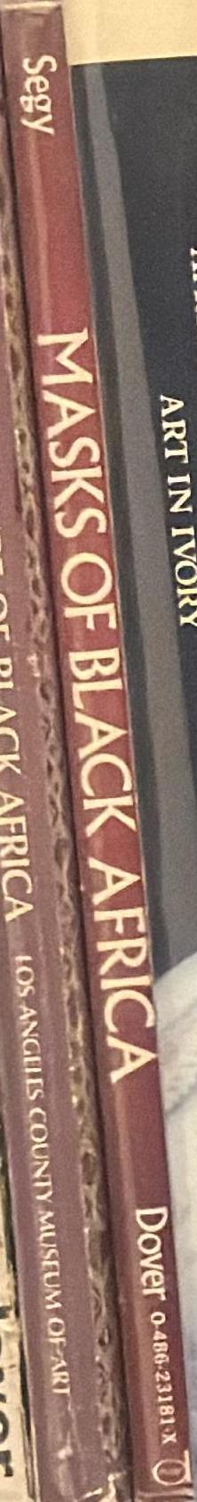 Masks of Black Africa / Ladislas Segy spine