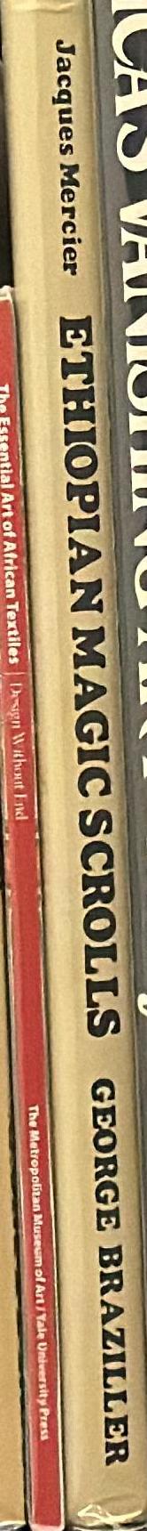 Ethiopian magic scrolls / Jacques Mercier spine