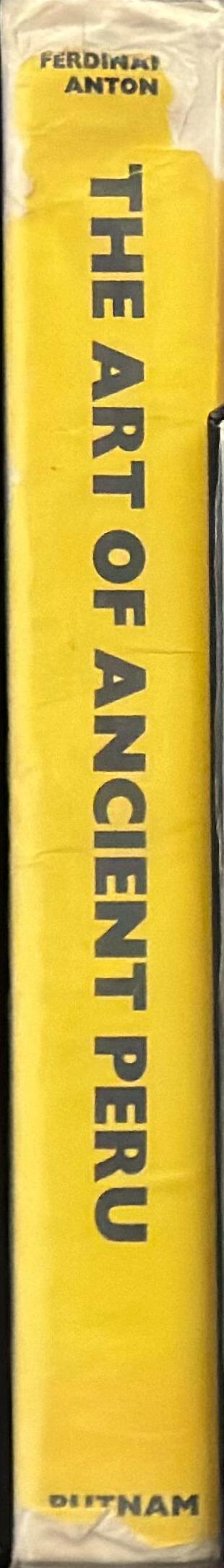 The art of ancient Peru / Ferdinand Anton spine