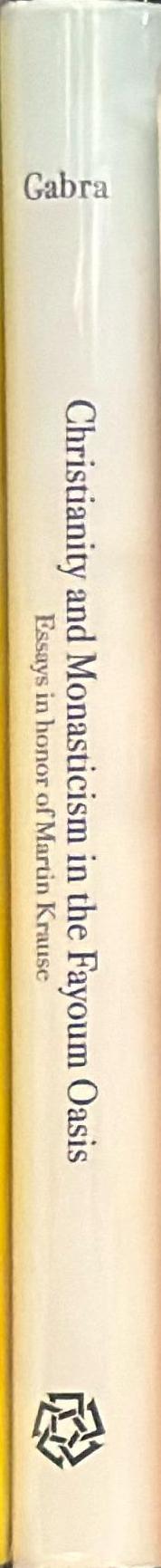 Christianity and monasticism in the Fayoum Oasis spine