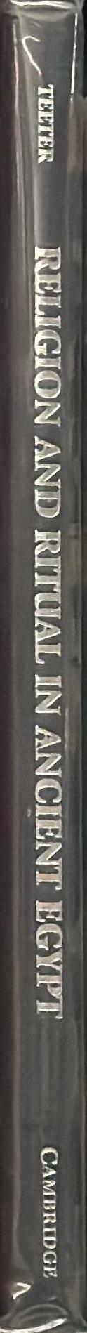 Religion and ritual in ancient Egypt / Emily Teeter spine