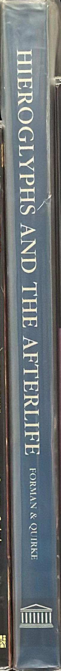 Hieroglyphs and the afterlife in ancient Egypt spine