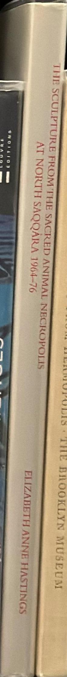 The sculpture from the sacred animal necropolis at North Saqqara : 1964-76 spine