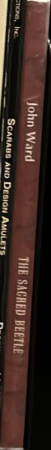 The sacred beetle : a popular treatise on Egyptian scarabs in art and history : five hundred examples of scarabs and cylinders spine