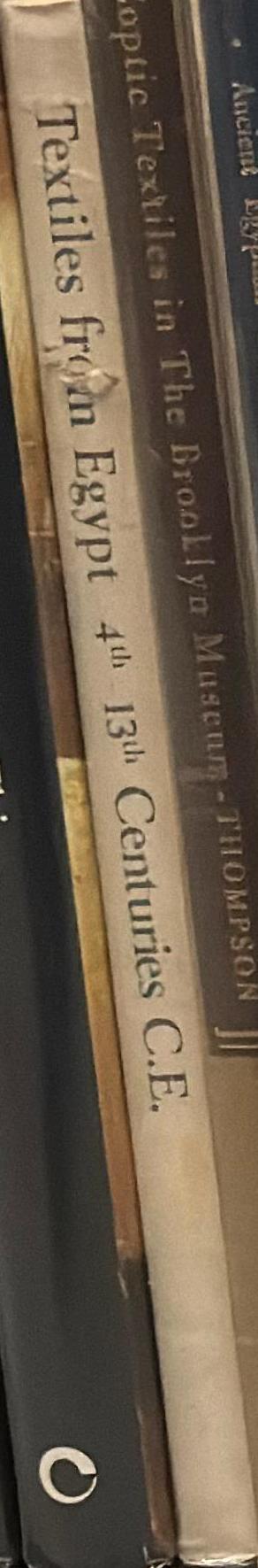 Textiles from Egypt : 4th - 13th Centuries CE spine