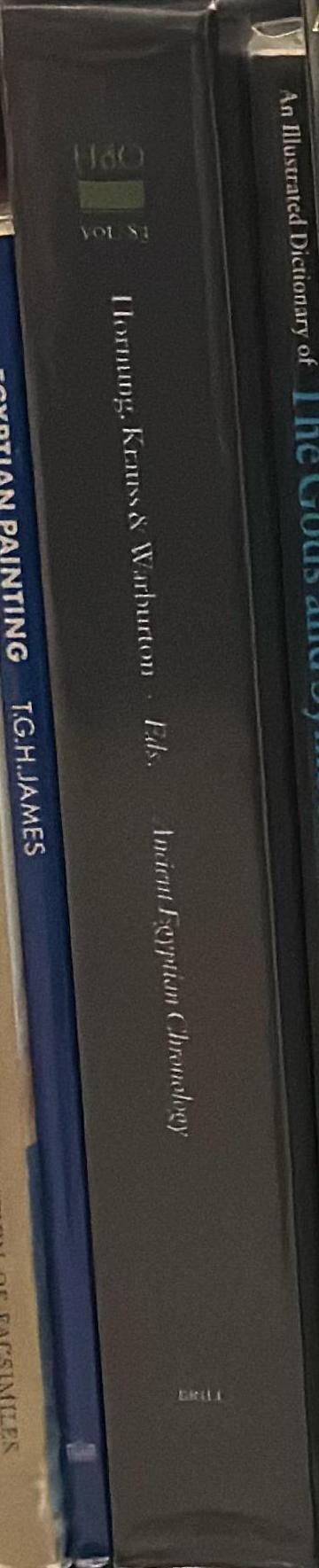 Ancient Egyptian chronology spine