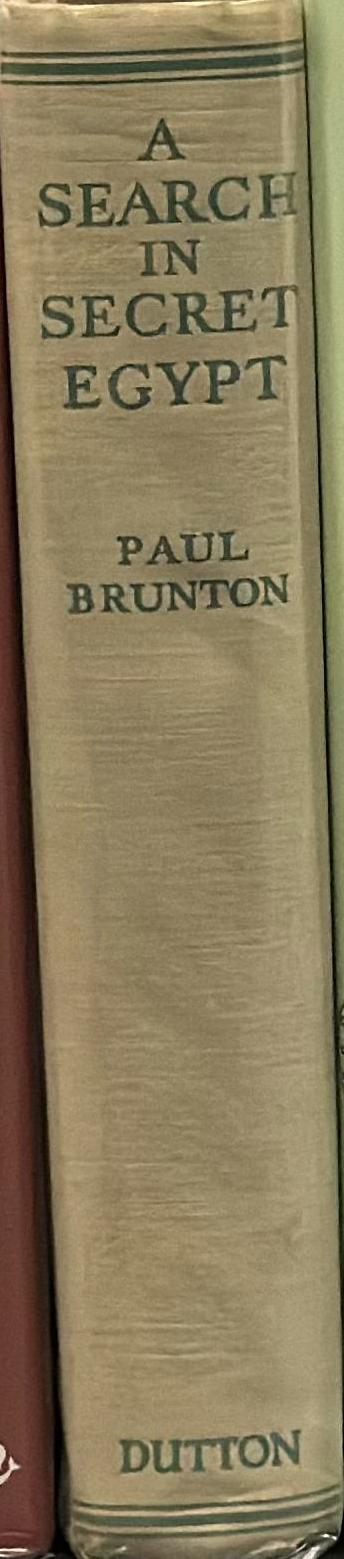 A search in secret Egypt / by Paul Brunton spine