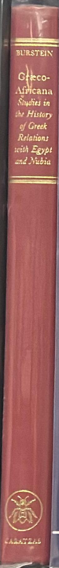 Graeco-Africana : studies in the history of Greek relations with Egypt and Nubia spine