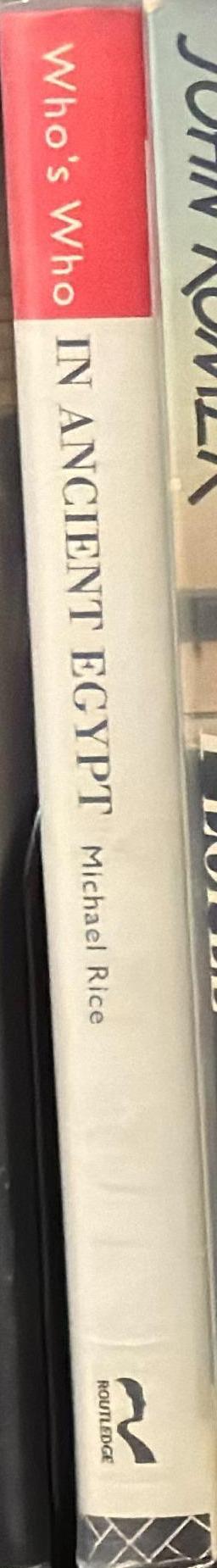 Who's who in ancient Egypt spine