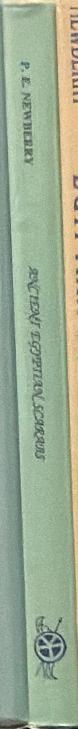 Ancient Egyptian scarabs : an introduction to Egyptian seals and signet rings spine