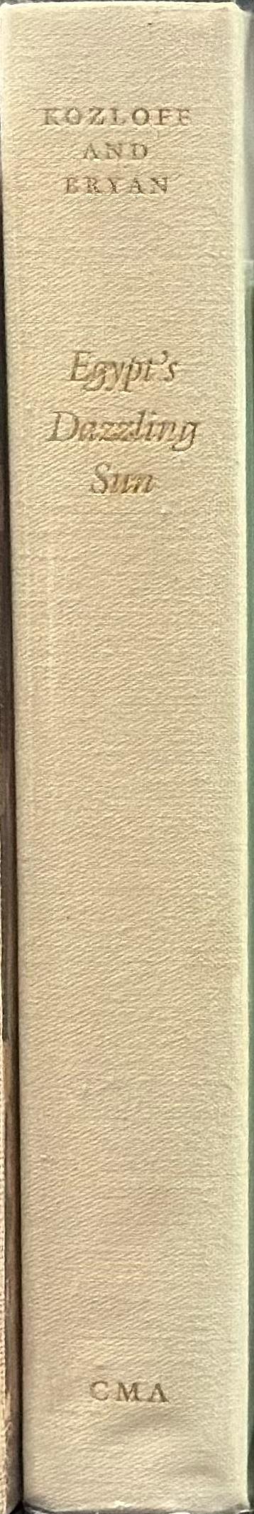 Egypt's dazzling sun : Amenhotep III and his world spine