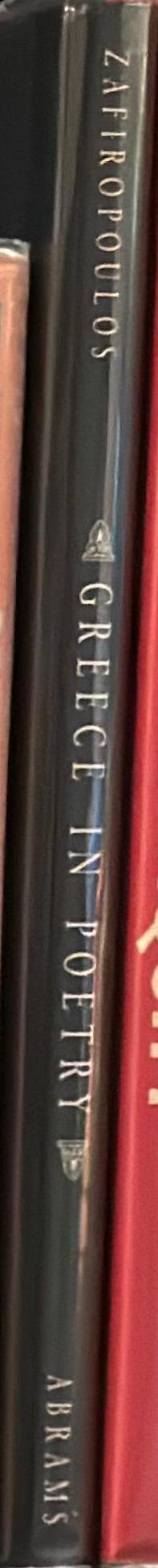 Greece in poetry : with paintings, drawings, photographs, and other works of art / edited by Simoni Zafiropoulos spine