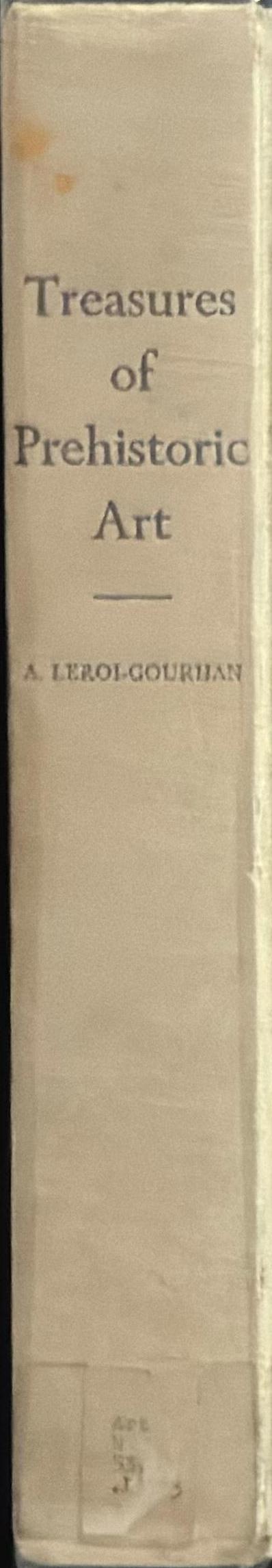 Treasures of prehistoric art / André Leroi-Gourhan spine