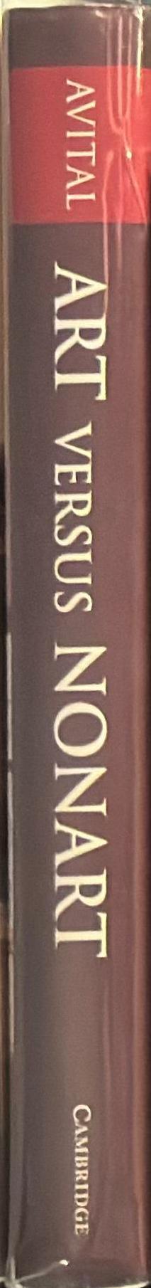 Art versus nonart : art out of mind spine