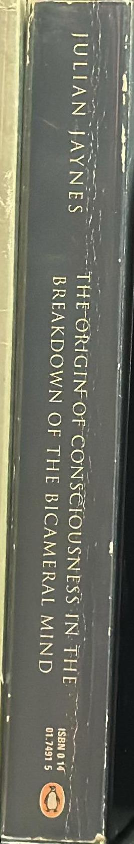 The origin of consciousness in the breakdown of the bicameral mind spine