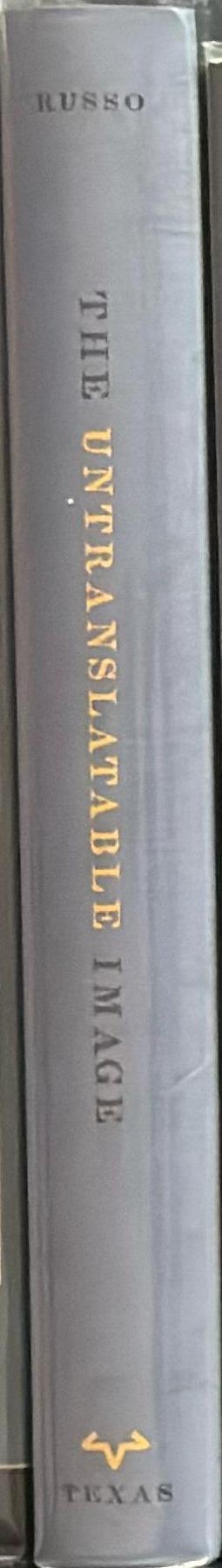 The untranslatable image : a mestizo history of the arts in New Spain, 1500-1600 / by Alessandra Russo ; translated from the French by Susan Emanuel spine