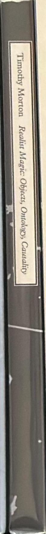 Realist magic : objects, ontology, causality /​ Timothy Morton spine