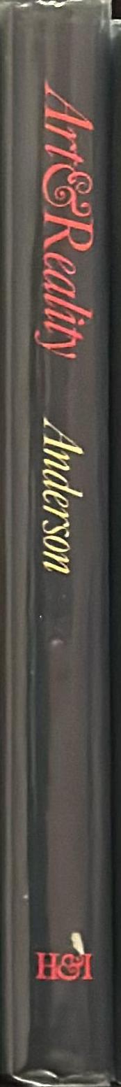 Art and reality : John Anderson on literature and aesthetics / edited by Janet Anderson, Graham Cullum, Kimon Lycos spine