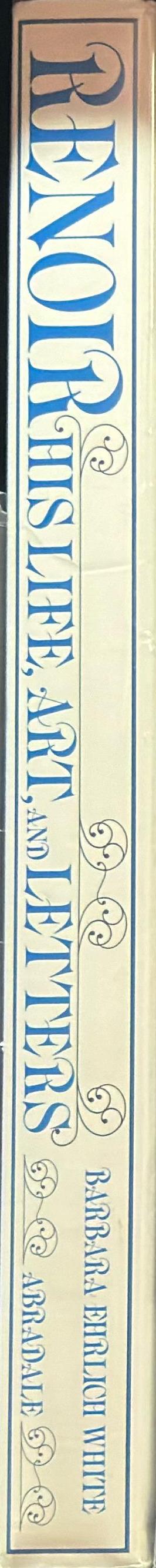 Renoir : his life, art and letters spine