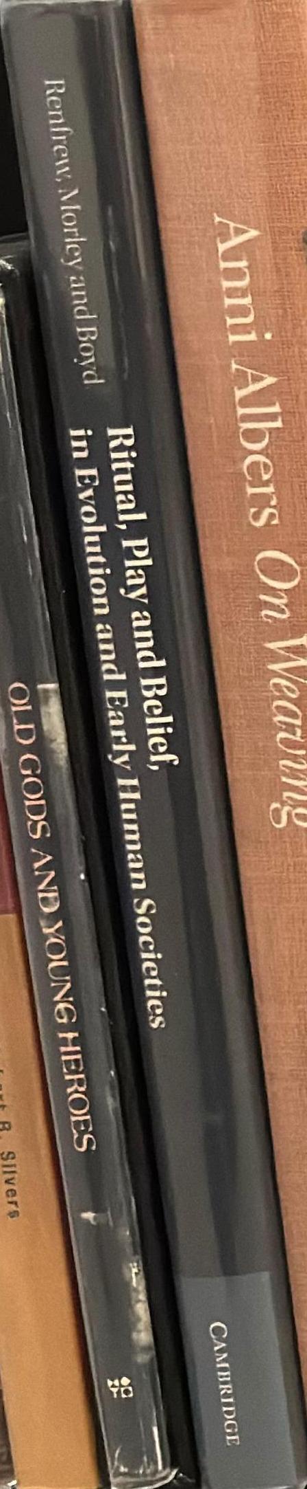 Ritual, play and belief, in evolution and early human societies / edited by Colin Renfrew, Iain Morley, Michael Boyd spine