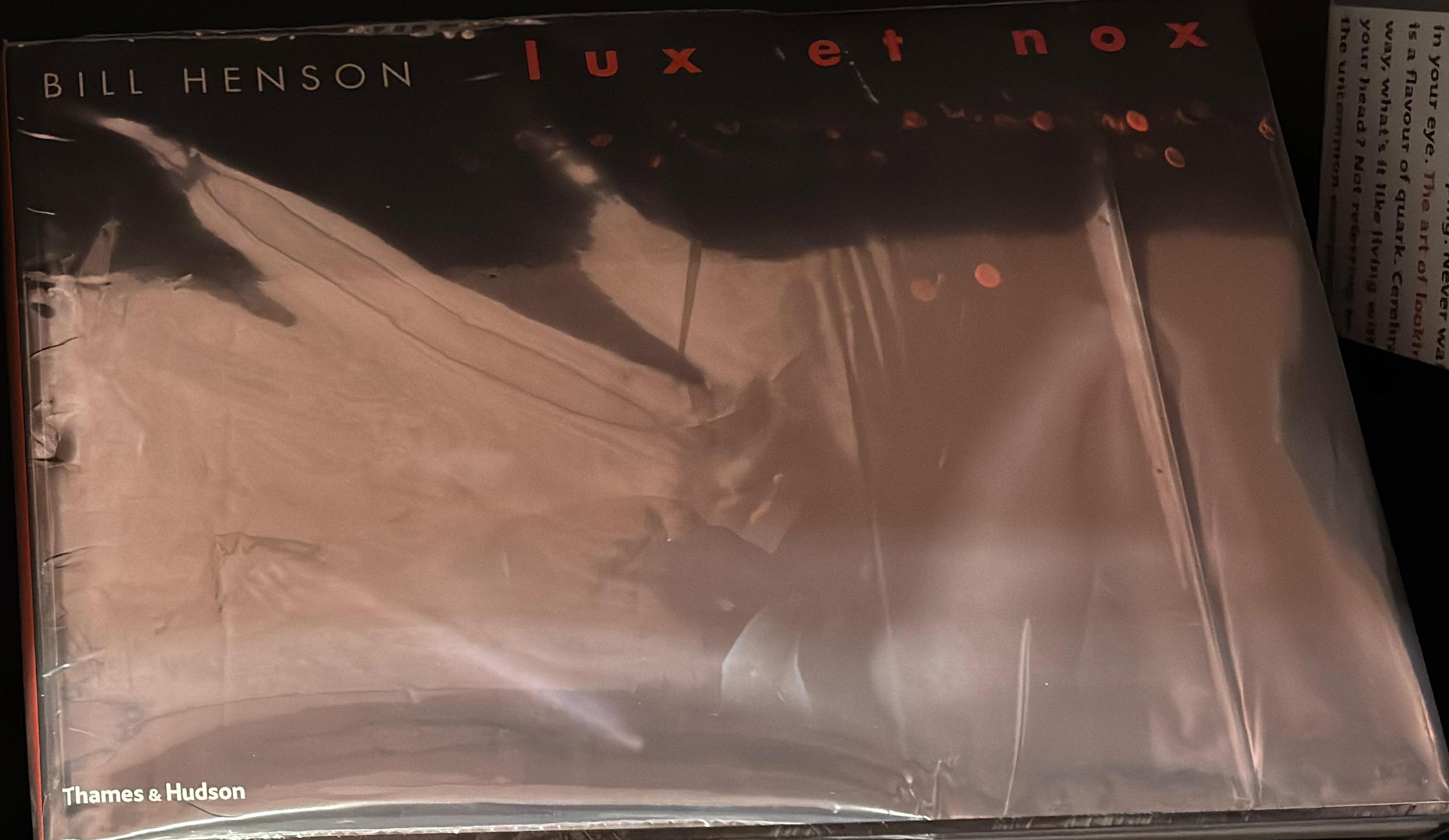 Lux et nox / Bill Henson spine