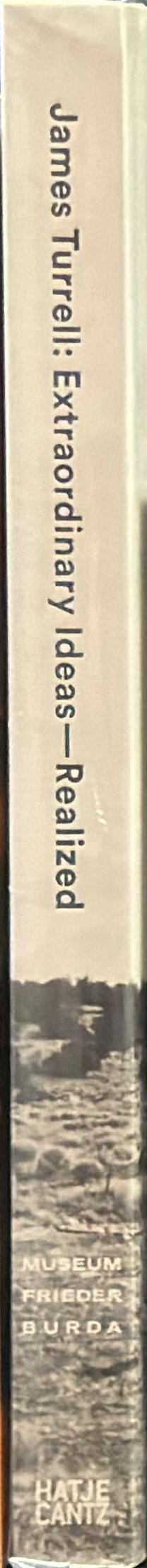 Extraordinary ideas - realized : James Turrell / editor of conversations with James Turrell, Armin Kratzert ; translation, Paul Boothroyd and Armin Kratzert spine