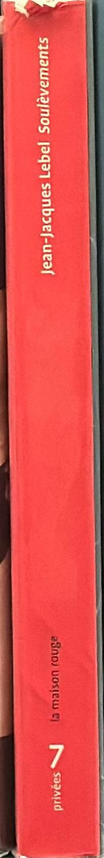 Jean-Jacques Lebel : Soulevements / Jean-Jacques Lebel spine