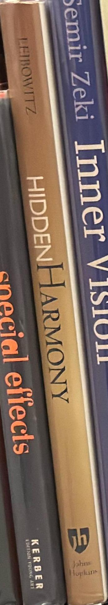 Hidden harmony : the connected world of physics and art spine