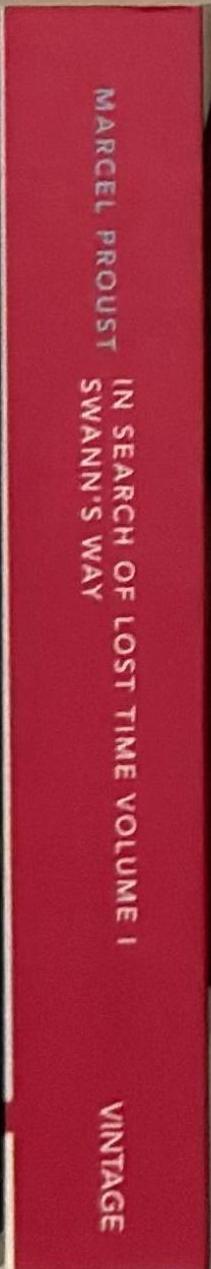 In Search of Lost Time Volume I: Swann's Way spine