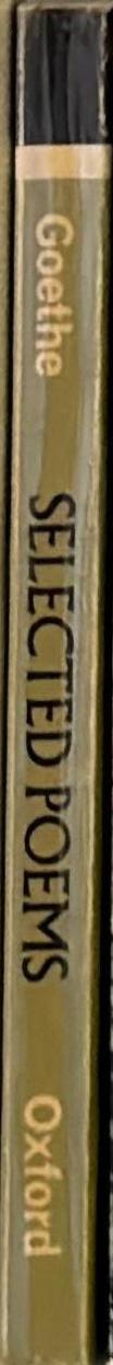 Selected Poems spine