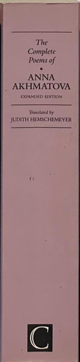The Complete Poems of Anna Akhmatova spine
