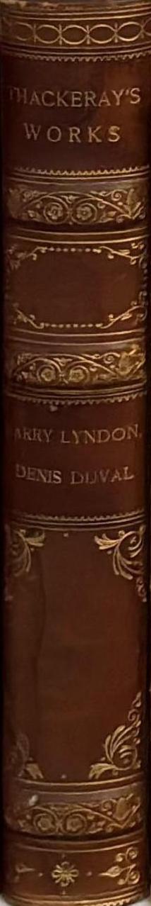 Thackeray's Works : Barry Lyndon, Denis Duval spine