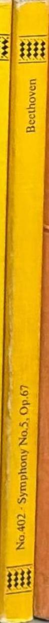 Beethoven : Symphony No. 3, Op. 55 "Eroica" spine