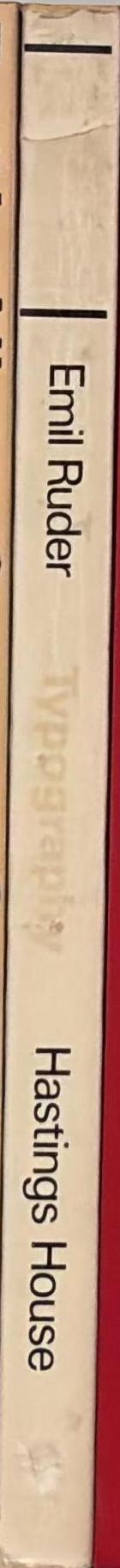 Typography : A Manual of Design spine