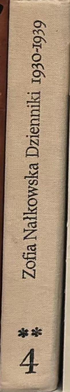 Dzienniki 4 1930-1939 spine