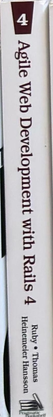 Agile Web Development with Rails 4 spine