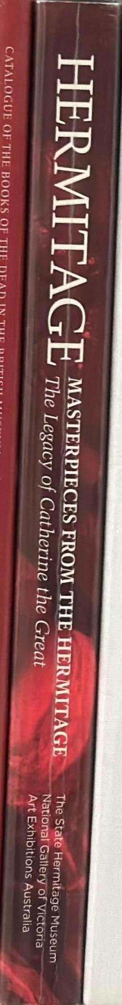 Hermitage : masterpieces from the Hermitage, the legacy of Catherine the Great spine