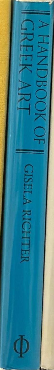 A handbook of Greek art spine