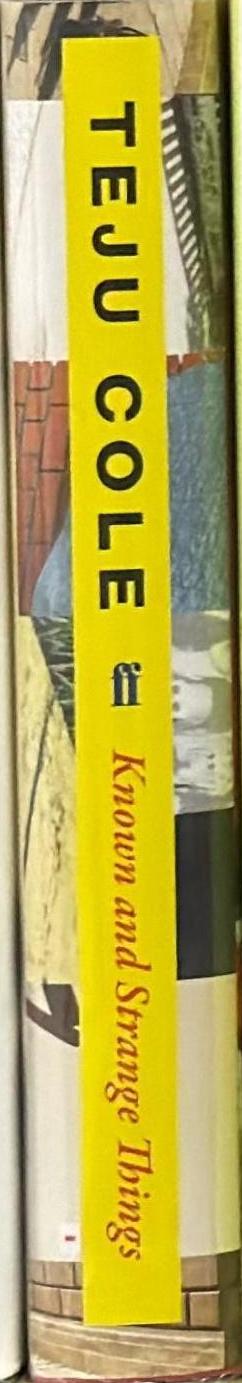 Known and strange things : essays / Teju Cole spine