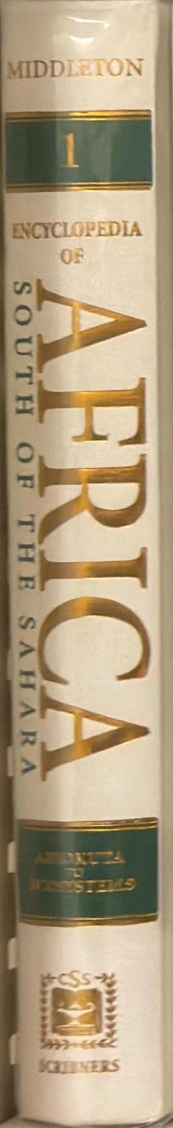 Encyclopedia of Africa south of the Sahara : volume 1 / John Middleton spine
