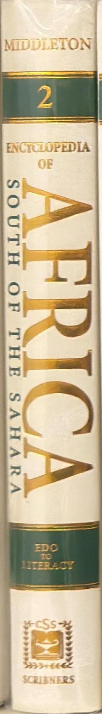 Encyclopedia of Africa south of the Sahara : volume 2 / John Middleton spine