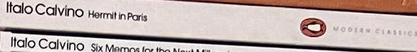 Italo Calvino Hermit in Paris (Penguin Modern Classics) /anglais spine