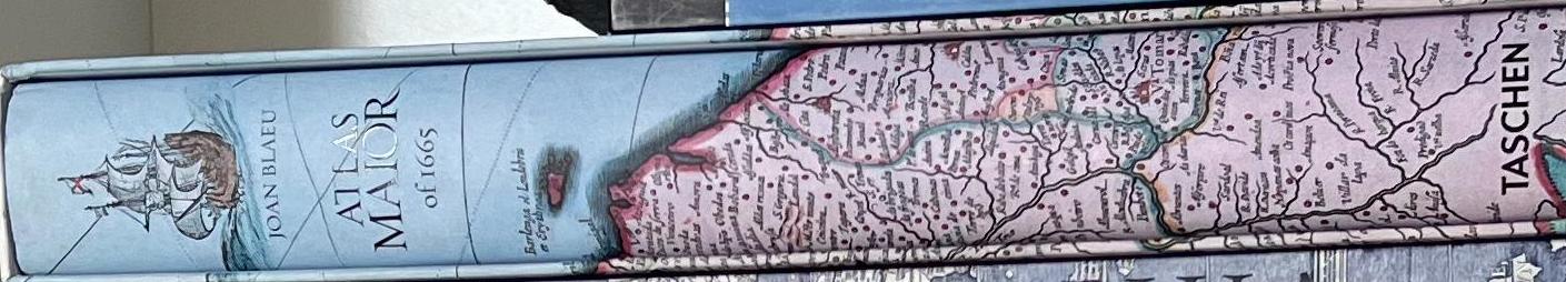 Atlas Maior of 1665 spine