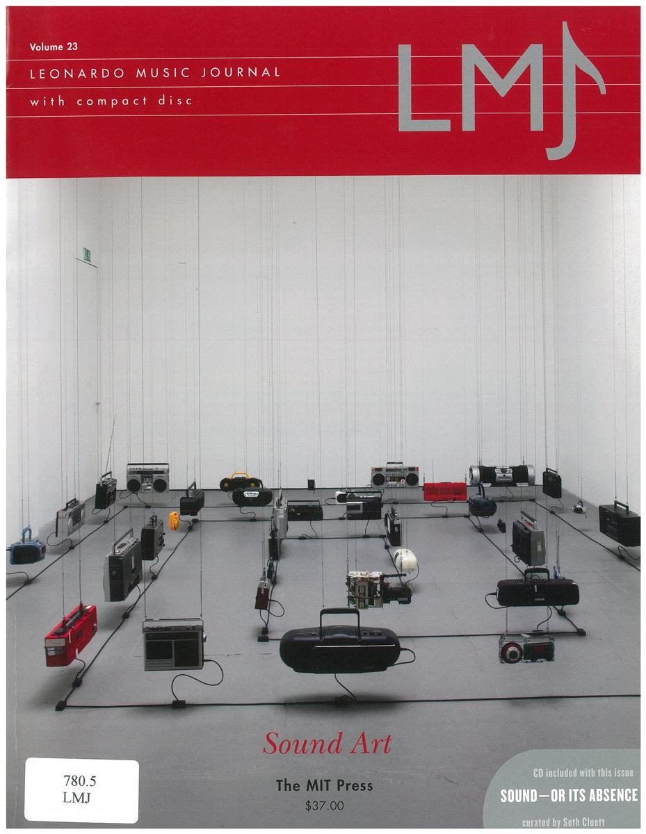 Leonardo music journal cover