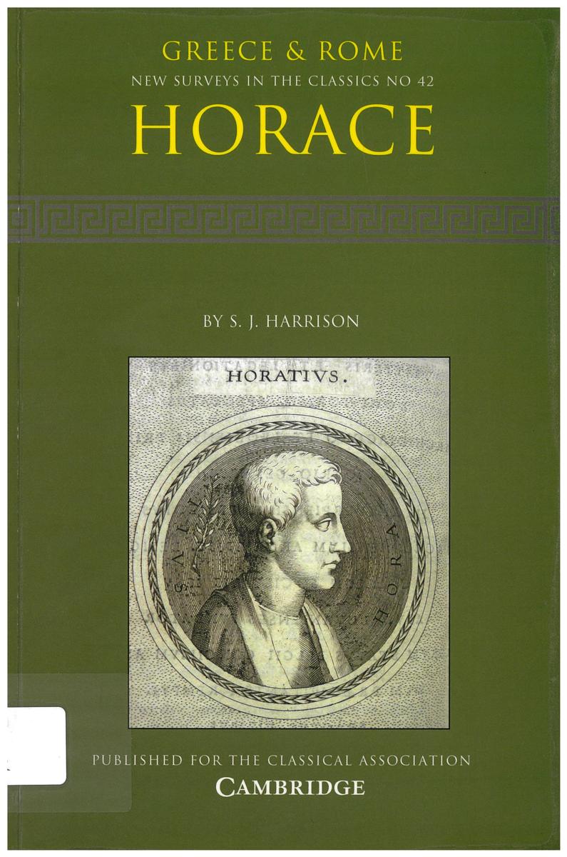 Horace / by S. J. Harrison cover
