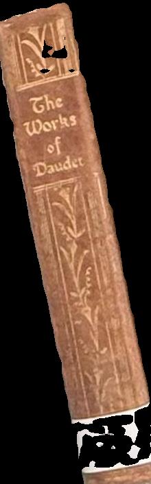 The Works of Alphonse Daudet spine