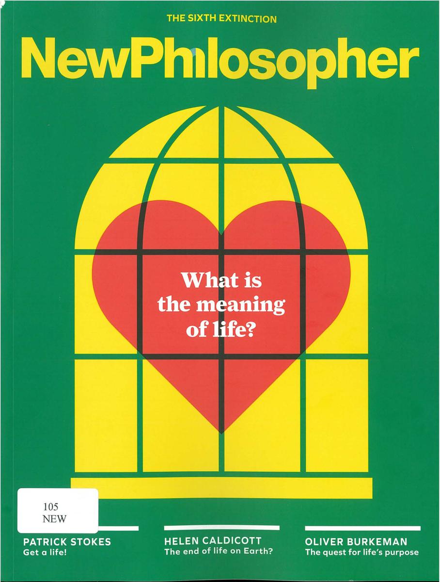 New philosopher cover
